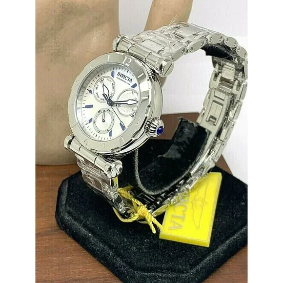 Invicta Women's Watch 24427 Subaqua Silver Tone Stainless Quartz MOP White Dial - Picture 2 of 12